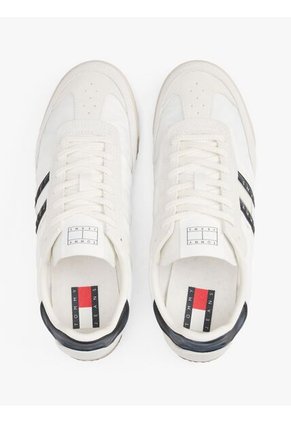 Tenis Negro De Running Con Mezcla De Texturas Tommy Hilfiger