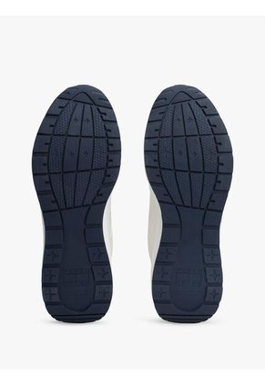 Tenis Blanco De Running Con Suela Dentada Tommy Hilfiger