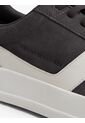 Tenis Gris Con Mezcla De Texturas Tommy Hilfiger de Tommy Hilfiger