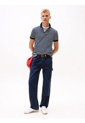 Tenis Negro De Running Con Mezcla De Texturas Tommy Hilfiger