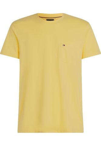 Camiseta Amarilla De Cuello Redondo Con Bolsillo Tommy Hilfiger Tommy Hilfiger