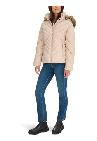 Chaqueta Beige Acolchada Con Capota Tommy Hilfiger Tommy Hilfiger