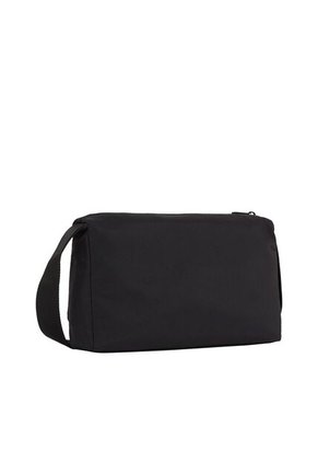 Bolso Negro Mensajero Con Logo Metálico Tommy Hilfiger