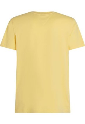 Camiseta Amarilla De Cuello Redondo Con Bolsillo Tommy Hilfiger
