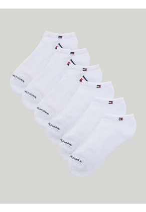 Pack Blanco De 6 Medias Tobilleros Tommy Hilfiger