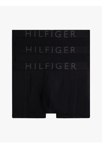 Pack Negro De 3 Calzoncillos Trunk De Microfibra Tommy Hilfiger