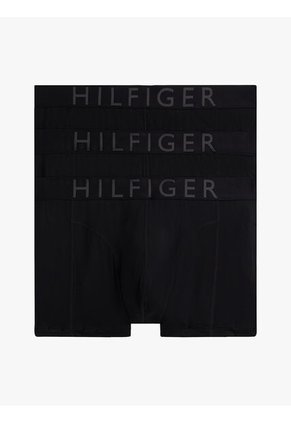 Pack Negro De 3 Calzoncillos Trunk De Microfibra Tommy Hilfiger