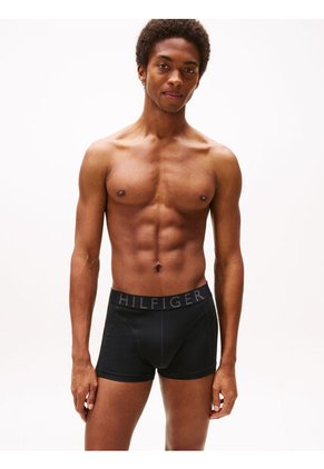 Pack Negro De 3 Calzoncillos Trunk De Microfibra Tommy Hilfiger