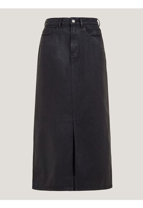 Falda Denim Jeans Midi Revestida Tommy Hilfiger