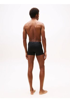 Pack Negro De 3 Calzoncillos Trunk De Microfibra Tommy Hilfiger