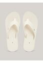 Sandalias Beige De Cuña Con Logo Tommy Hilfiger de Tommy Hilfiger