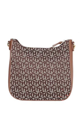 Bolso Marrón Cruzado De Silueta Curva Tommy Hilfiger