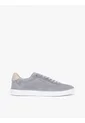 Tenis Gris De Ante Con Logo En Relieve Tommy Hilfiger de Tommy Hilfiger