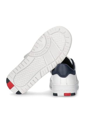 Tenis Blanco De Corte Bajo Con Cordones Tommy Hilfiger
