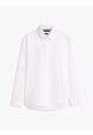 Camisa Blanca Twill De Corte Regular Con Cuello Flexible Tommy Hilfiger de Tommy Hilfiger