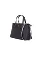 Bolso Negro Satchel Con Insignia Tommy Hilfiger de Tommy Hilfiger