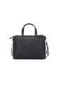Bolso Negro Satchel Con Insignia Tommy Hilfiger de Tommy Hilfiger