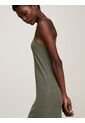 Vestido Midi Sin Mangas De Corte Slim Mujer Verde Tommy Hilfiger de Tommy Hilfiger