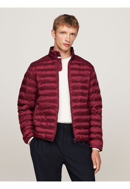 Chaqueta Roja Acolchada Plegable Termal Tommy Hilfiger