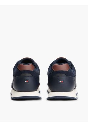 Tenis Azul Con Malla Y Logo Tommy Hilfiger