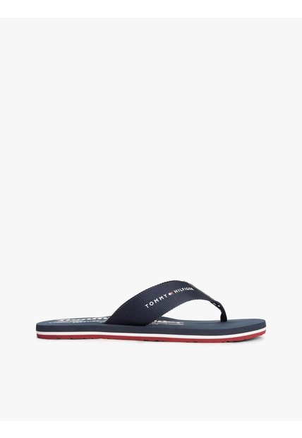 Sandalias Azul Marino De Playa Con Logo Tommy Hilfiger