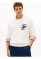 Saco Blanco Grueso Con Logo Bordado Tommy Hilfiger de Tommy Hilfiger