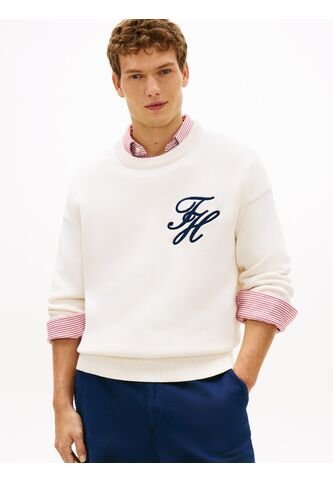 Saco Blanco Grueso Con Logo Bordado Tommy Hilfiger Tommy Hilfiger