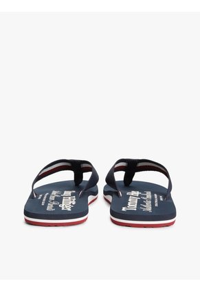 Sandalias Azul Marino De Playa Con Logo Tommy Hilfiger