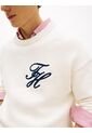 Saco Blanco Grueso Con Logo Bordado Tommy Hilfiger de Tommy Hilfiger