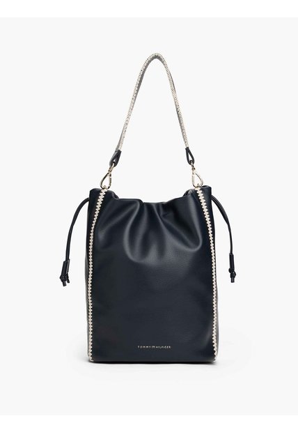 Bolso Azul Oscuro Bombonera TH Soft Beach Tommy Hilfiger