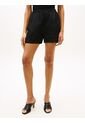 Pantalonetas Negro De Puro Lino Con Logo Bordado Tommy Hilfiger de Tommy Hilfiger