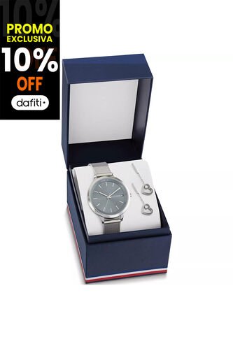 Reloj Tommy Hilfiger Modelo 2770157 Plateado Mujer Tommy Hilfiger