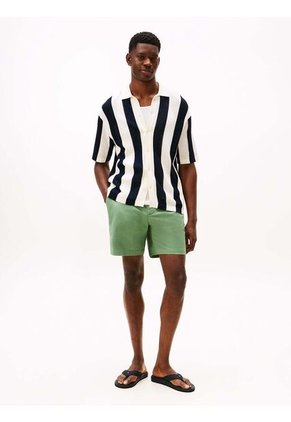 Sandalias Negro Con Logo Tommy Hilfiger