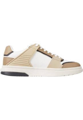 Tenis Beige The Brooklyn Híbridas De Cuero Tommy Hilfiger