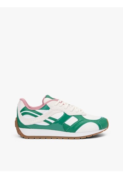 Tenis Multicolor De Cuero Con Monograma TH Tommy Hilfiger