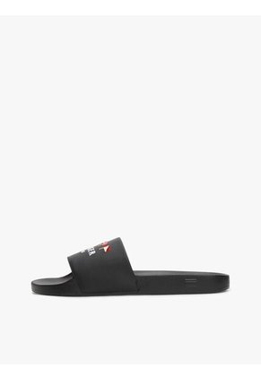 Sandalias Negro De Piscina Con Logo Bordado Tommy Hilfiger