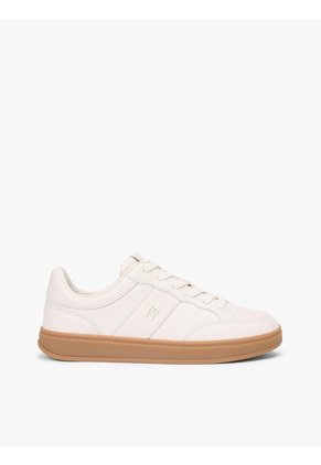 Tenis Beige Con Monograma TH Tommy Hilfiger