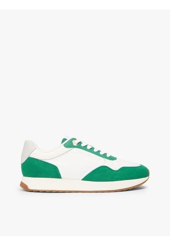 Tenis Verde Runner De Materiales Mixtos Tommy Hilfiger Tommy Hilfiger