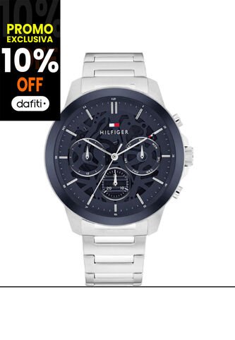 Reloj Tommy Hilfiger Modelo 1710684 Plateado Hombre Tommy Hilfiger