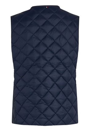 Chaleco Azul Acolchado Con Relleno De Plumón Tommy Hilfiger