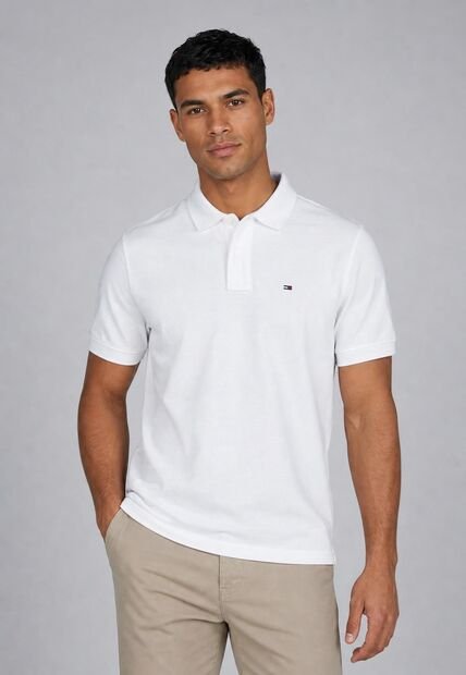 Polo TOMMY HILFIGER Blanco