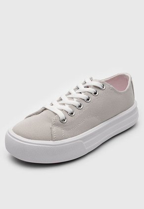 Tenis Lifestyle Beige Claro-Blanco Tommy Hilfiger