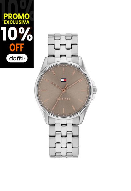 Reloj Tommy Hilfiger Modelo 1782801 Plateado Mujer