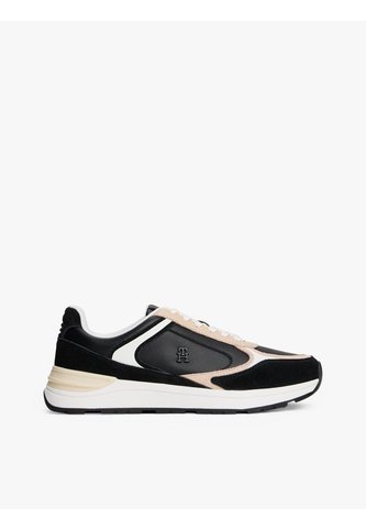 Tenis Negro Casual Fashion Runner En Cuero Tommy Hilfiger Tommy Hilfiger