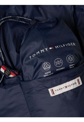 Chaleco Azul Acolchado Con Relleno De Plumón Tommy Hilfiger