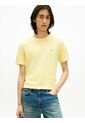 Camiseta Amarilla De Cuello Redondo Tommy Hilfiger de Tommy Hilfiger