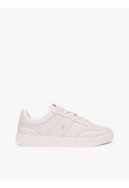 Tenis Beige Con Monograma TH Tommy Hilfiger