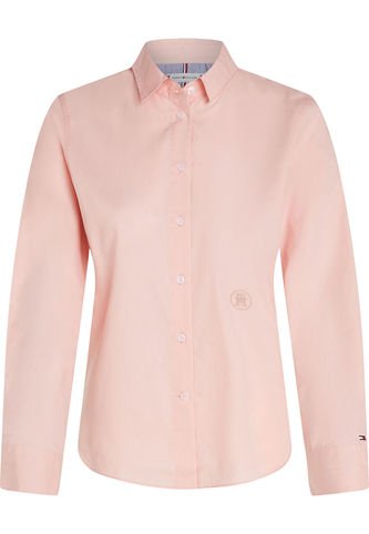 Camisa Rosa Essential De Popelín Con Corte Regular Tommy Hilfiger Tommy Hilfiger