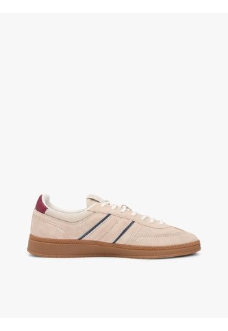 Tenis Beige The Greenwich De Ante Con Logo Tommy Hilfiger Tommy Hilfiger