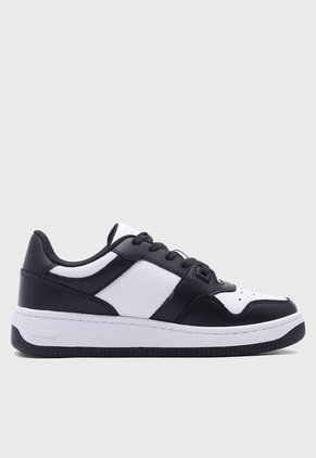 Tenis Lifestyle Negro-Blanco TOMMY HILFIGER Retro Low Fancy